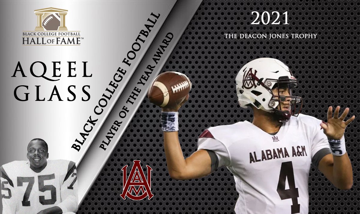 Alabama A&M's Aqeel Glass becomes a two-time winner of the Deacon